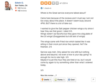 Illustration for article titled Yelp Has a Truly Staggering Number of Dumb Reviews